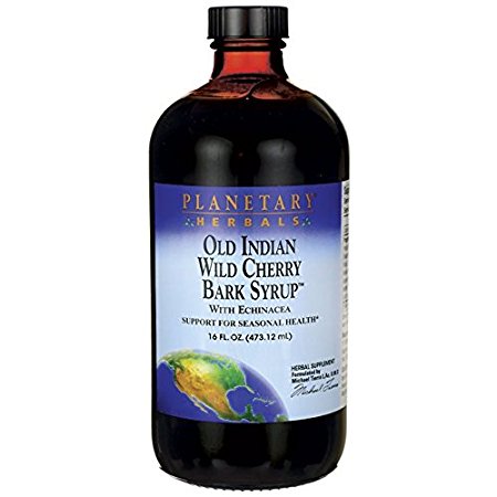 Planetary Herbals Old Indian Wild Cherry Bark Syrup, 16 Ounce