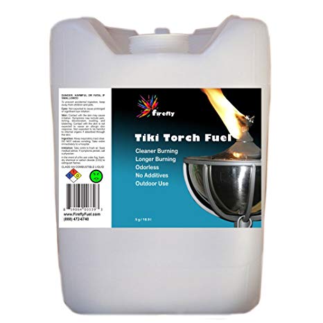 Bulk Firefly Tiki Fuel - Tiki Torch Fuel - 5 Gallons - Odorless - More Economical