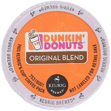 Dunkin Donuts Original Blend Coffee K-Cups, 16 Count