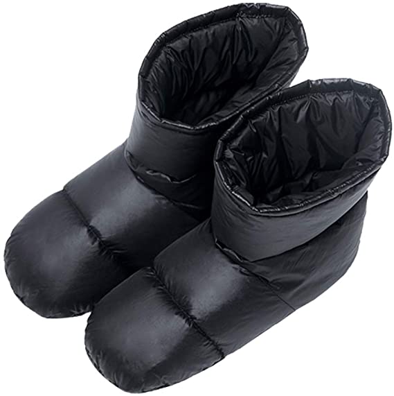 Tapasimme Down Booties Men Women Backpacking Down Slippers