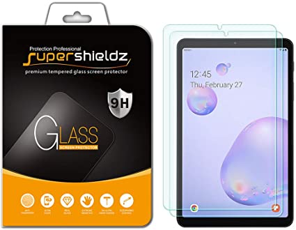(2 Pack) Supershieldz for Samsung Galaxy Tab A 8.4 inch Tempered Glass Screen Protector, Anti Scratch, Bubble Free