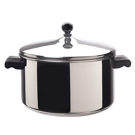 Farberware Classic Stainless Steel 6-Quart Covered Stockpot