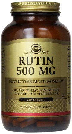 Solgar Rutin Bioflavonoids Tablets, 500 Mg, 250 Count