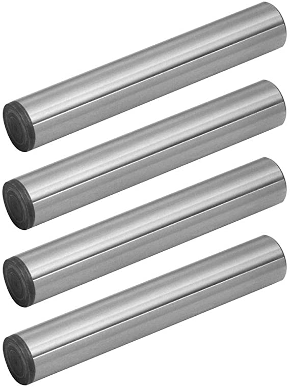 POWERTEC 71474 Hardened Steel Dowel Pins 1/2 Inch | Heat Treated and Precisely Shaped for Accurate Alignment – 4 Pack
