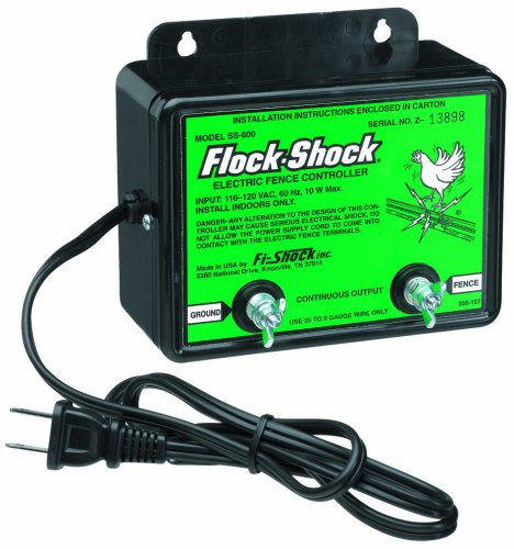 Fi-Shock SS-600 AC Powered  1 Mile Electric Poultry Fence Charger