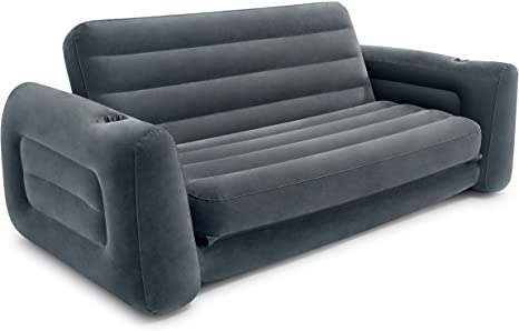 Intex 66552NP Pull-Out Sofa, Schwarz