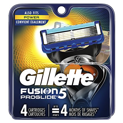 Gillette Fusion5 ProGlide Men's Razor Blade Refills, 4 Count, Mens Razors / Blades