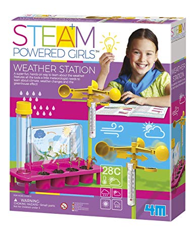 4M Steam Powered Girls Weather Station Toy