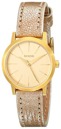 Nixon Women's Kenzi Stainless Steel Watch with Leather Band