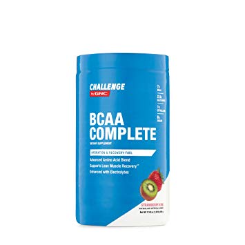 CHALLENGE By GNC BCAA Complete, Strawberry Kiwi, 1.09 Pound