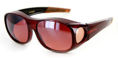 Hideaways Large Over-Prescription Driving Sunglasses w Blue Light Blocker Lens