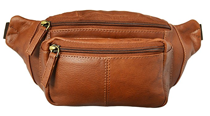 Visconti 720 Leather Waist Pack, Belt Pouch, Fanny Pak, Bumbag