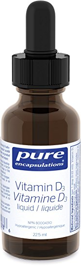 Pure Encapsulations - Vitamin D3 - Hypoallergenic Support for Bone, Breast, Prostate, Cardiovascular, Colon and Immune Health* - 22.5 ml Liquid