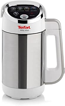 Tefal Easy Soup Metal and White, BL841140, 1.2 L Capacity (Serves 4) with Four Automated Cooking Programmers by Tefal