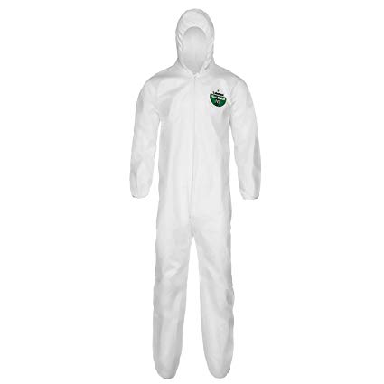 Lakeland Industries CTL428V-LG MicroMax NS Coverall, Large, White