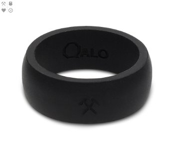 QALO- Mens Silicone Wedding Ring- Designed for Everyday Use