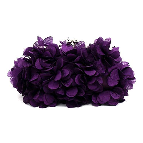 Kingluck Flower Design Satin and Silk Women Wedding Brial Clutch Bag/evening Handbags(more Colors)