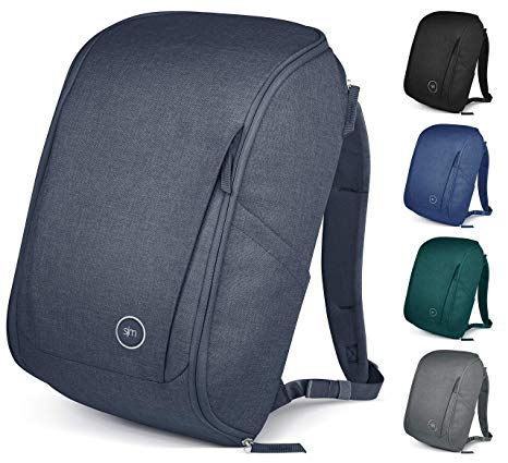 Simple Modern Wanderer Backpack with Laptop Sleeve - 25L Travel Bag for Men & Women College Work School - Wanderer: Deep Ocean