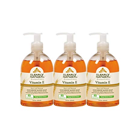 Clearly Natural Liquid Hand Soap, Pack of 3, 12-Ounces Each