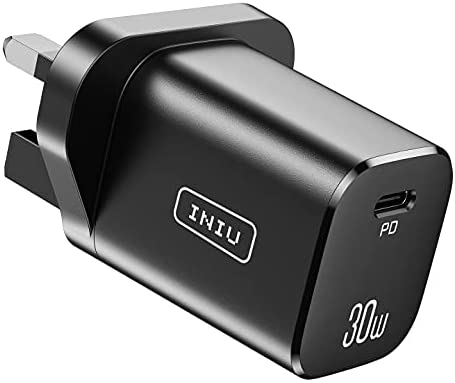 INIU USB C Plug, 30W USB C Charger Plug, Type C Fast Charger Power Adapter Compatible with iPhone 13 12 11 X 8 Plus Pro Max Mini Samsung S21 20 Galaxy Note 20 iPad Tablets iWatch AirPods