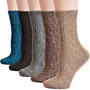 Field4U Women's Wool Knit Winter Socks