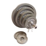 CAP Barbell 300-Pound Olympic Set Includes 7 Ft Bar