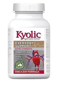 Kyolic Aged Garlic Extract 1000mg Extra Strength One-A-Day (60 Capsules)