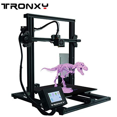 TRONXY XY-3 3D Printer 310310330 Semi-Assembled with Filament Sensor and Power Resume, All Metal Frame with Flex Magnetic Sticker Adjustable by Eccentric Nuts