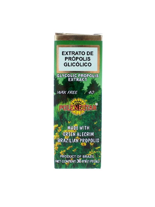 Polenectar Brazil Premium Bee Propolis Extract Wax Free 40 30ml