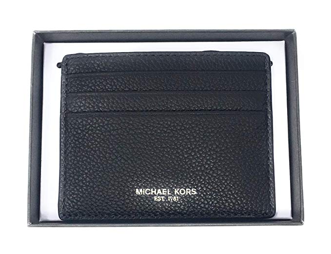 Michael Kors Mens Slim Leather Card Case Wallet