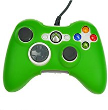 HDE Xbox 360 Silicone Wireless Controller Skin Protective Rubber Case Cover for Microsoft Xbox 360 Game Pad (Green)