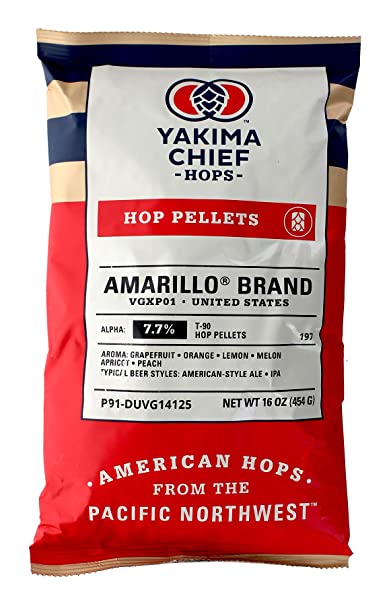 Learn To Brew LLC - HOZQ8-1224 Amarillo Hop Pellets for Home Brewing 1 lb.