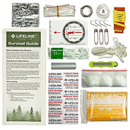 Lifeline 26-Piece Ultralight Survival Kit