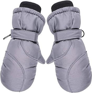 SATINIOR Kids Ski Mittens Gloves Winter Snow Mittens Gloves Waterproof Warm Mittens for Children Boys Girls Outdoor