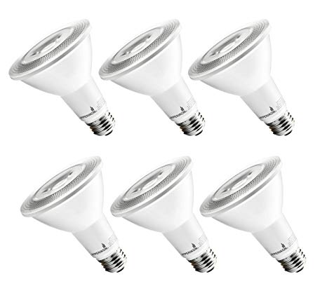 Hyperikon LED PAR30 Dimmable Bulb, 12W, 2700K (Warm White), CRI 90 , Long Neck, Indoor/Outdoor Flood Light Bulb - Kitchen, Bedroom, Spot Light, Recessed Lighting (6 Pack)