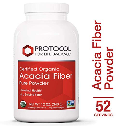 Protocol For Life Balance - Acacia Fiber Powder - Supports Intestinal Health - 12 Oz