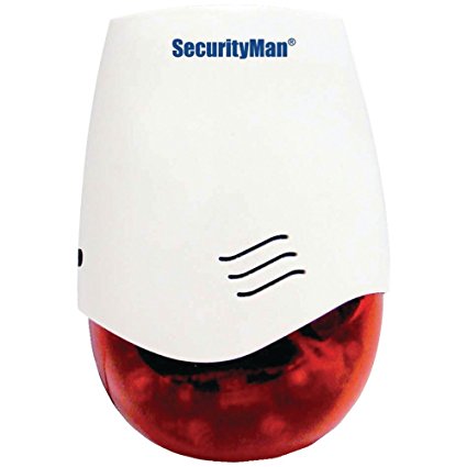 SecurityMan SM103 Wireless Indoor Siren for Air-Alarm1 and Air-AlarmII - Silver