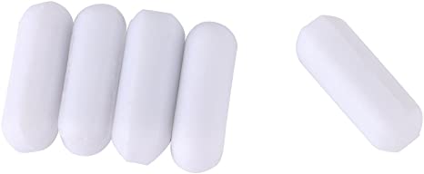 5Pcs Type-C Stir Bars,5*15mm Magnetic PTFE Stir Bar,Lab Mixing Blending Equipment,High Temperature and Corrosion Resistance,Low Temperature Resistance,No Adhesiveness,for Magnetic Mixer