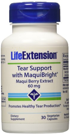 Life Extension Tear Support with Maquibright, 60 mg, 30 Count