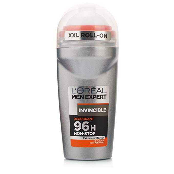 L'Oreal Paris Men Expert Invincible 96H Anti-Perspirant Roll-On Deodorant 50ml