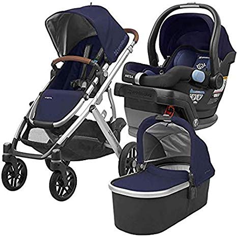 2018 UPPABaby VISTA Stroller - Taylor (Indigo/Silver/Saddle Leather)   MESA - Taylor (Navy)