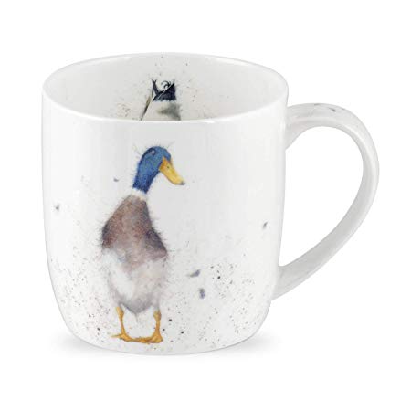 Royal Worcester Wrendale Designs Mug - Guard Duck, 11 oz