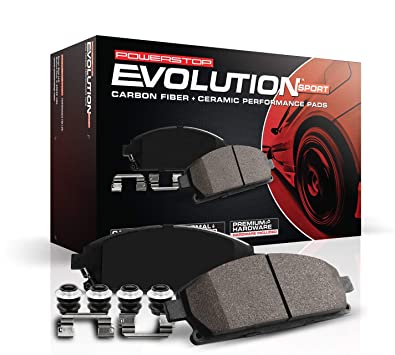 Power Stop Z23-865, Z23 Evolution Sport Carbon-Fiber Ceramic Rear Brake Pads