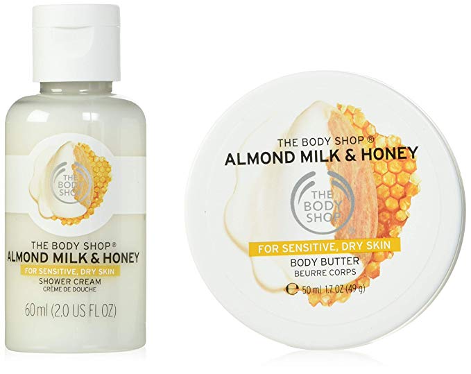 The Body Shop soothing Almond Milk & Honey Treats Gift Set