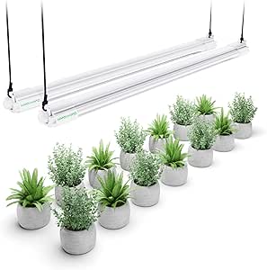 MARS HYDRO LED Pflanzenlampe VG40 LED Grow Lampe für 60x60cm Vollspektrum Pflanze wachsen Licht Streifen Daisy Chain Seed Starter für Innen Gartenarbeit Gemüse Blume 292 Dioden