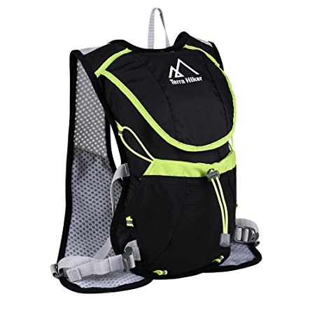 Hydration Backpack, Terra Hiker Ultralight Backpack, Hydration Vest for Outdoor Trail, Marathoner, Running, Race, Lightweight & Versatile (Not Include Water Bladder)