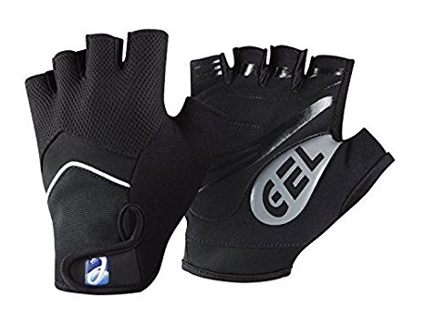 Elite Cycling Project Men's Road Racer Gel Fingerless Gloves