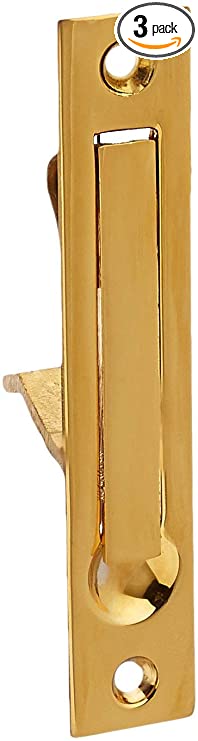 Brand Deltana Product Codes EP475CR003 4-Inch Solid Brass Edge Pull - Pack of 3