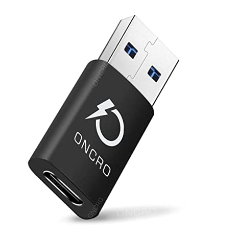 ONCRO® Type c Female to USB 3.0 Male Adapter Connector , USB Male to USB c Female Adapter , c Female Charging Adapter , Type c Female to USB a Male Connector Adapter for Laptop, Wall Charger