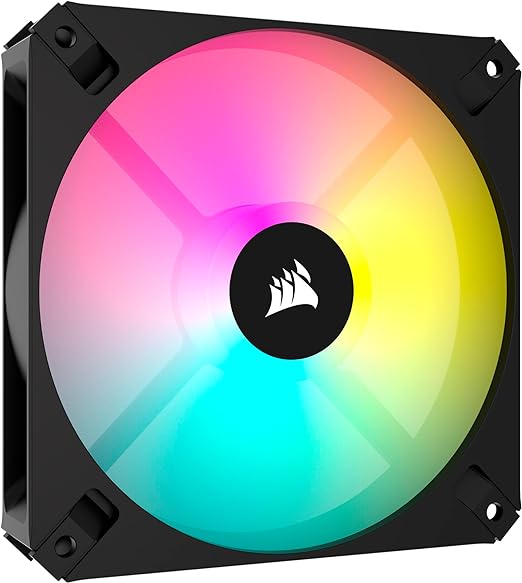 CORSAIR iCUE AR120 RGB Digital 120mm ARGB-Compatible Single Fan - Black